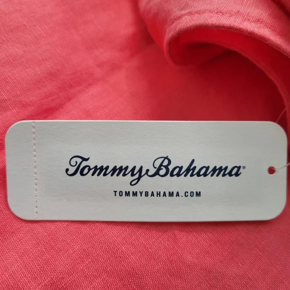 ๐ NWT TOMMY BAHAMA Embroidered Tunic Women's Size S/P Top Tutti Frutti Peach ๐ - Picture 4 of 10